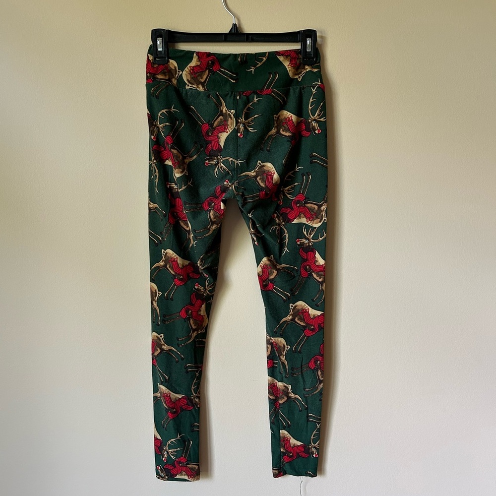 LuLaRoe Reindeer Leggings - Picture 3 of 4
